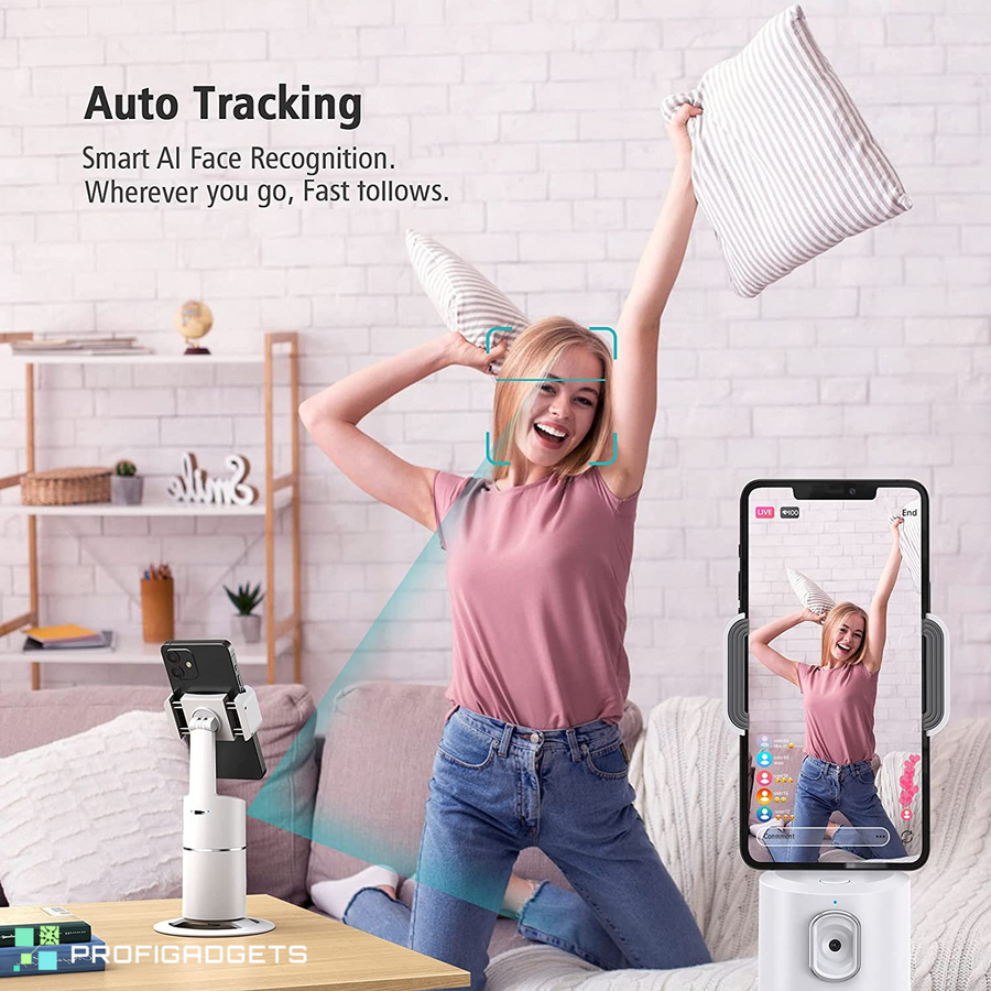 360° Auto Tracking Phone Holder- ProfiG™
