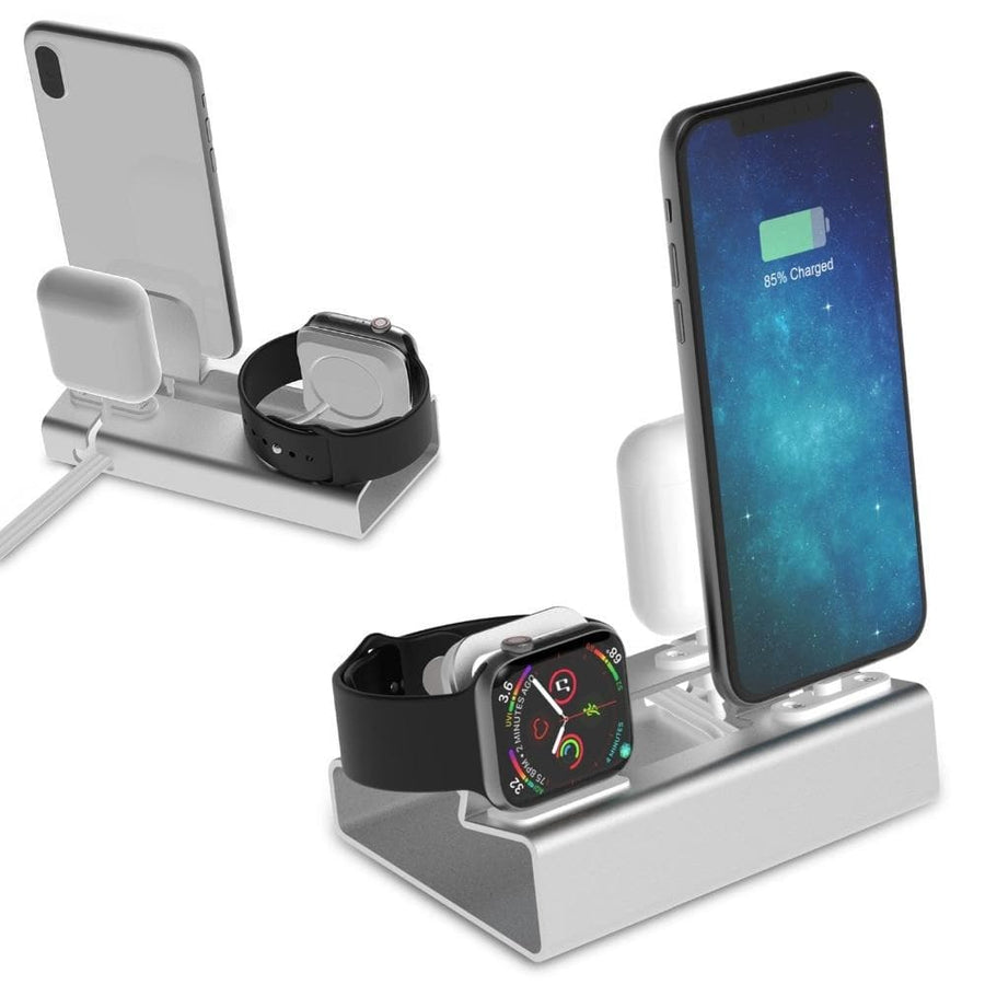 Aluminum 3 in 1 Charging Smart Station